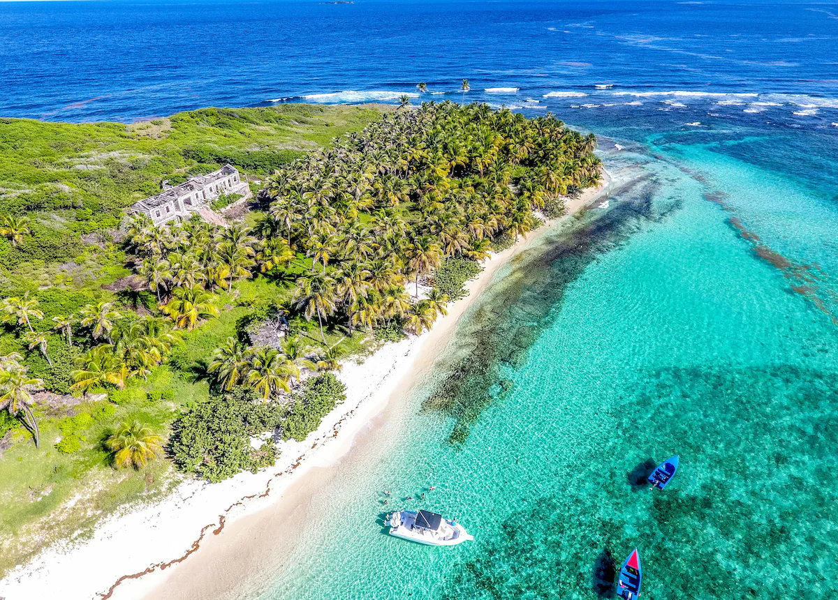 aerial view of 473 Grenada Boutique Resort