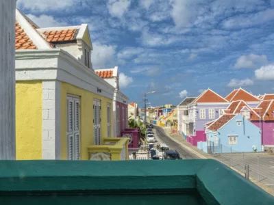 view from a room inside BijBlauw Boutique Hotel in Curacao