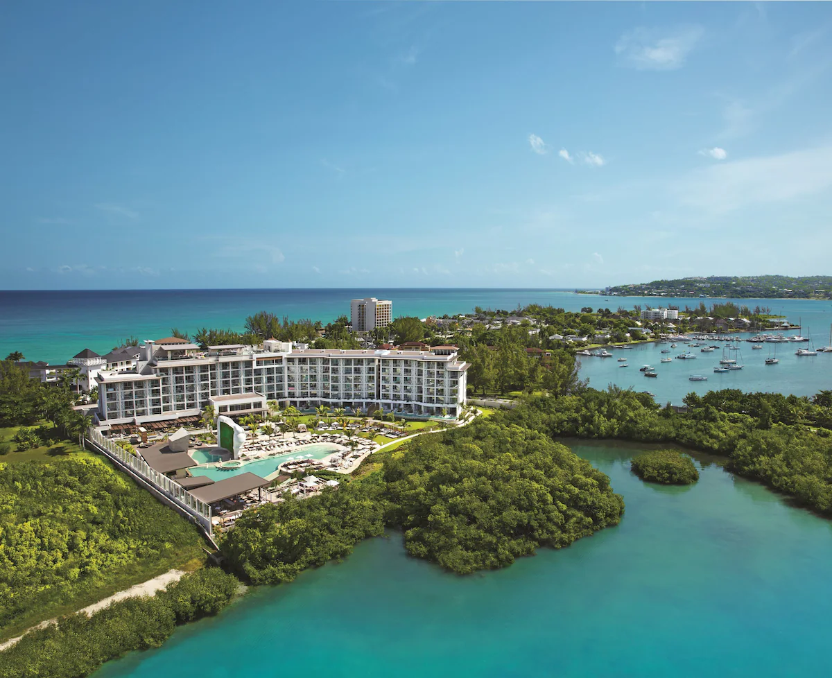 aerial view of Breathless Montego Bay Resort & Spa