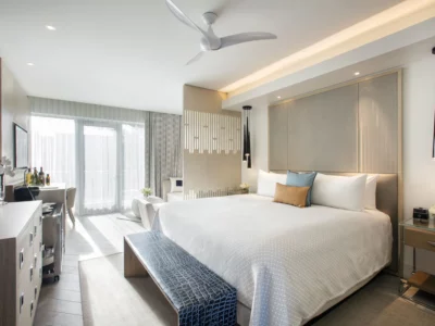view of the pool inside H20 Suites Hotel