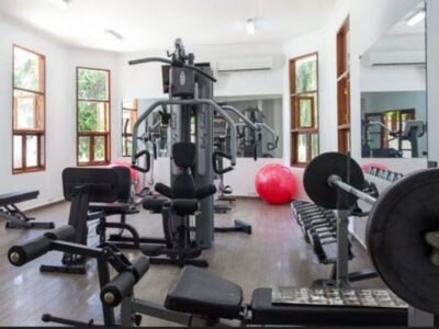 gym in Kisiwa on the Beach in Zanzibar