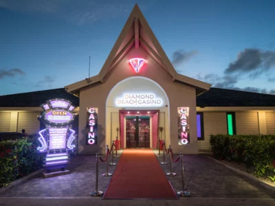 casino inside Pagapayo Beach Resort in Curacao