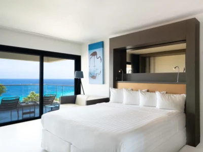 Room, 1 King Bed with Sofa bed, Oceanfront | Beach/ocean view in Curacao