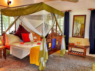garden view room in Pongwe Beach Hotel
