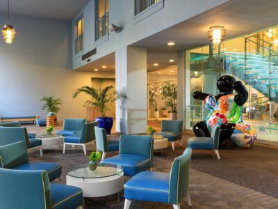 property entrance in Renaissance Wind Creek Curacao Resort