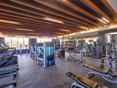 well-equipped gym inside Royalton Grenada resort