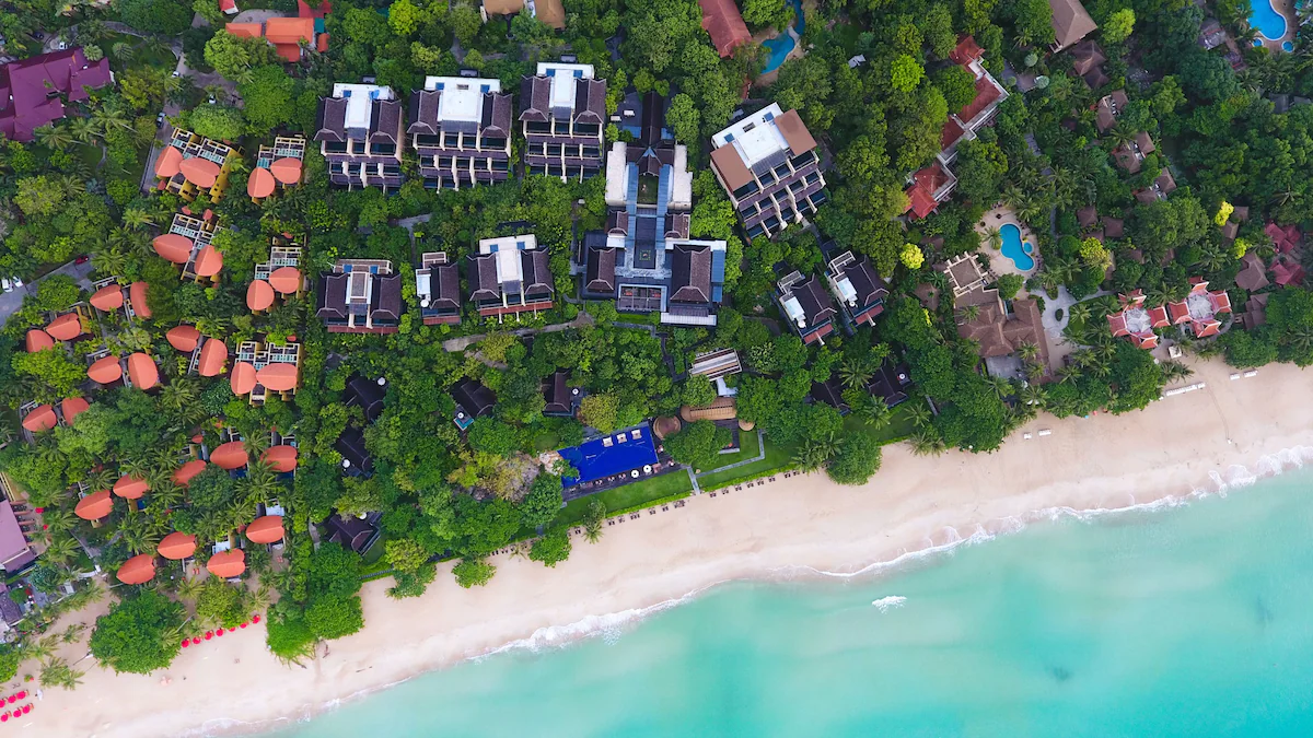 aerial view of Vana Belle