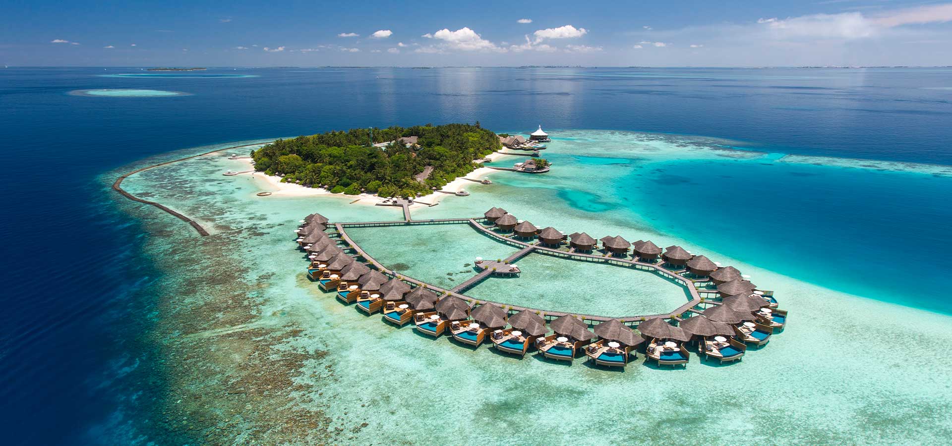 overwater accommodations Maldives