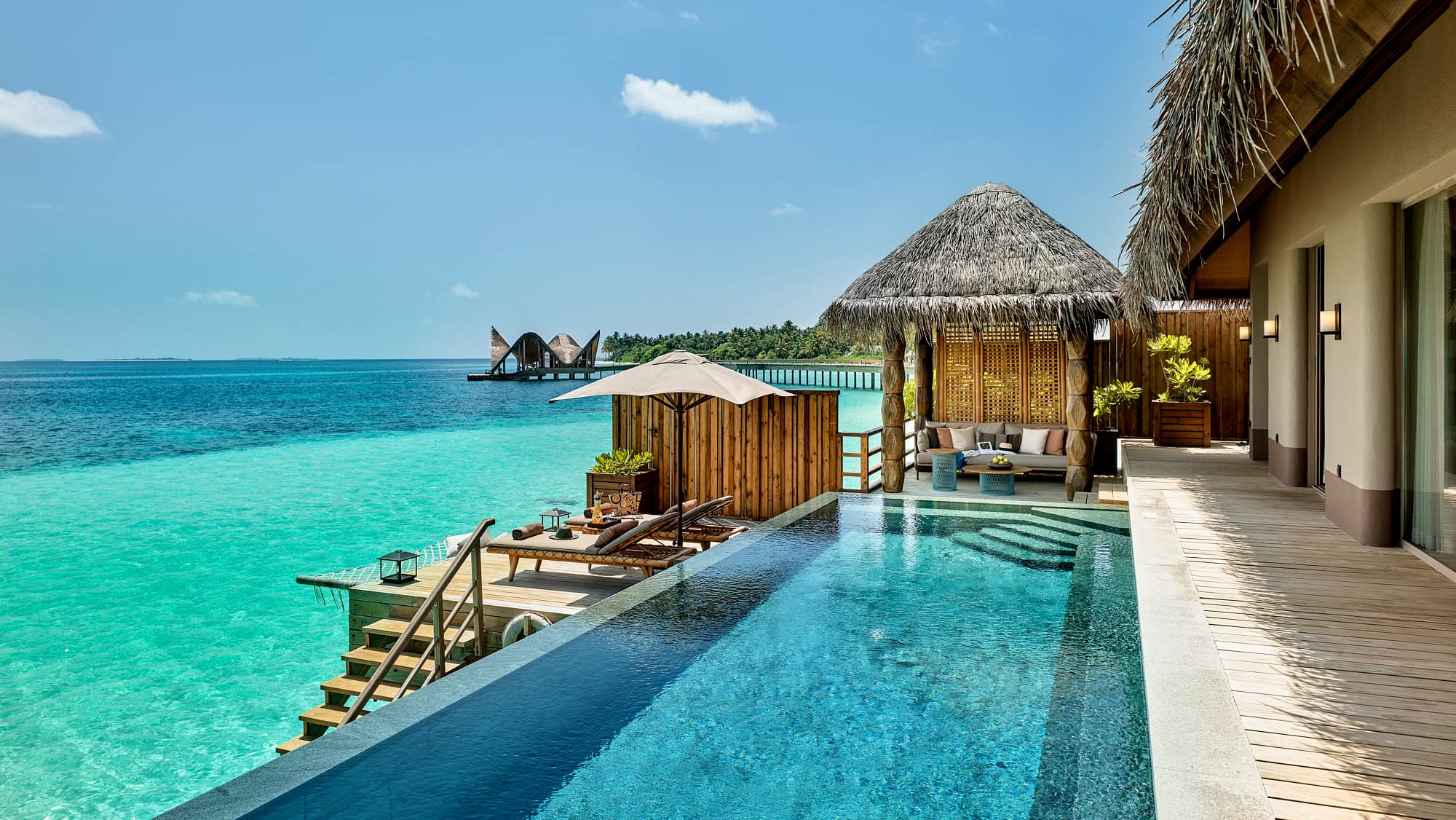 price per night Maldives overwater bungalows