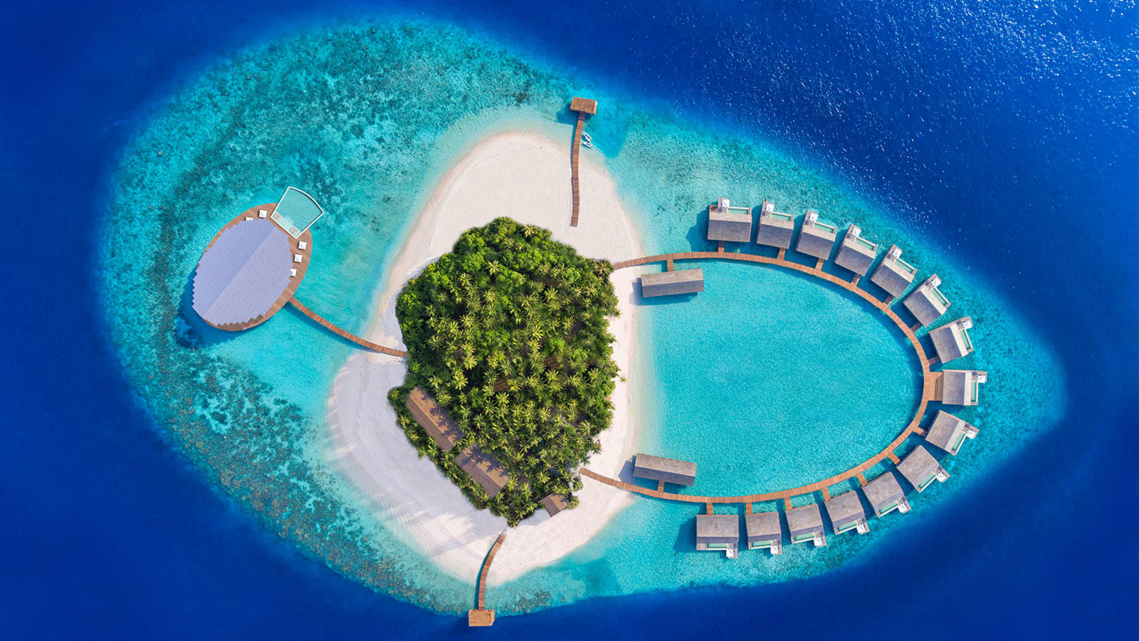 luxury overwater bungalow Maldives