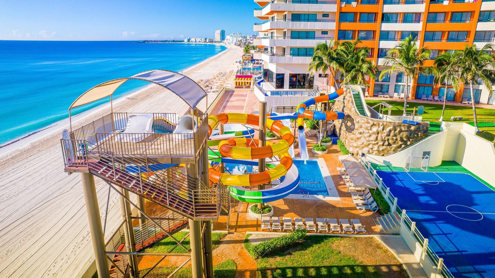 All inclusive resorts with water parks in the world